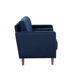 Kirkland's Home Sofas & Loveseats-Navy Chelsea Modern Loveseat