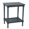 Kirkland's Home Accent & End Tables-Navy Crate Shelf Side Table