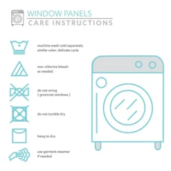 Kirkland's Home Curtains & Drapes-Navy Faux Linen Curtain Panel Set, 84 In.