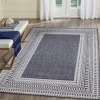 Kirkland's Home Outdoor Rugs-Navy Linear Macy Indoor/Outdoor Area Rug, 4X7