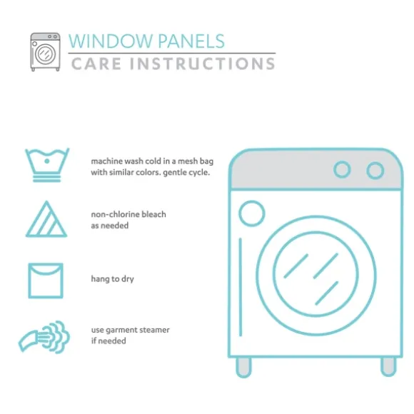 Kirkland's Home Curtains & Drapes-Navy Ombre Stripe Curtain Panel Set, 95 In.