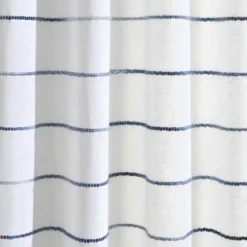 Kirkland's Home Shower Curtains-Navy Stripe Ombre Shower Curtain