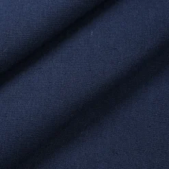 Kirkland's Home Curtains & Drapes-Navy Top Knotted Burlap Curtain Panel Set, 95 In.