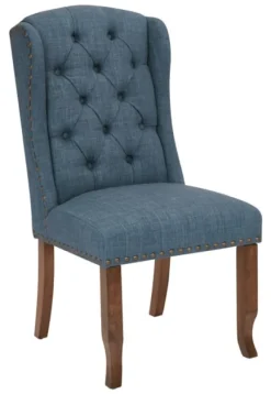 Kirkland's Home Dining Chairs-Navy Tufted Jenna Dining Chair