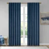 Kirkland's Home Curtains & Drapes-Navy Velvet Greta Curtain Panel Set, 95 In.