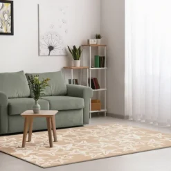 Kirkland's Home Outdoor Rugs-Neutral Starfish Outdoor Area Rug, 5X7