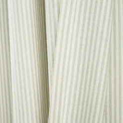 Kirkland's Home Curtains & Drapes-Neutral Vintage Stripe Curtain Panel Set, 95 In.