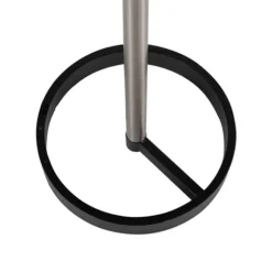 Kirkland's Home Floor Lamps-Nickel And Metal Shade Floor Lamp