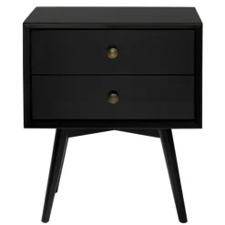 Kirkland's Home Nightstands-Nightshade Mid Century Wooden Nightstand
