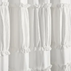 Kirkland's Home Curtains & Drapes-Norah Ruffle Curtain Panel Set, 84 In.