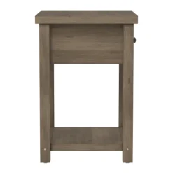 Kirkland's Home Accent & End Tables-Oak Bailie Wooden Side Table