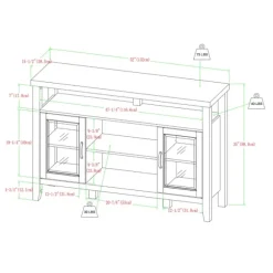Kirkland's Home Tv Stands & Media Consoles-Oak Rustic Wood Tv Stand