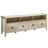 Kirkland's Home Tv Stands & Media Consoles-Oak Wood Tv Console