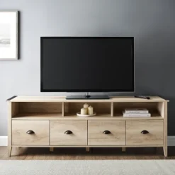 Kirkland's Home Tv Stands & Media Consoles-Oak Wood Tv Console