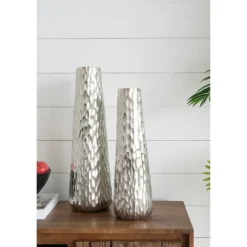 Kirkland's Home Vases-Oblong Dimpled Vase