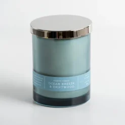 Kirkland's Home Candles-Ocean Breeze & Driftwood Single Wick Jar Candle