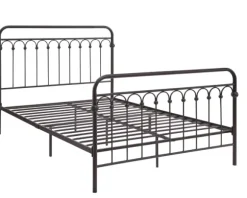 Kirkland's Home Beds & Headboards-Oil Rubbed Bronze Metal Platform Full Bed