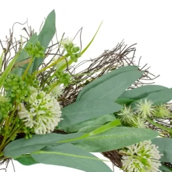 Kirkland's Home Wreaths-Olive Branch And Flower Buds Spiral Wreath