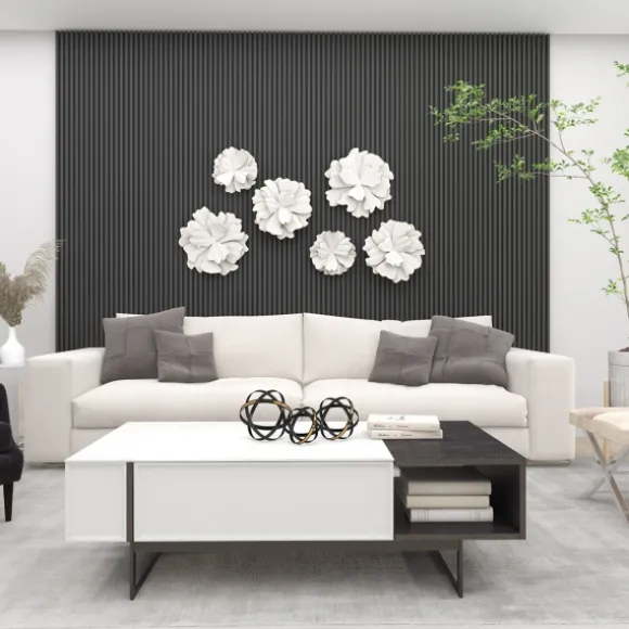 Kirkland's Home Statues & Figurines-Onyx And Gold 3-Pc. Orb Sculpture Set