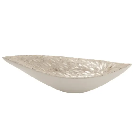 Kirkland's Home Decorative Bowls & Jars-Opalescent Mussel Shell Inlay Bowl