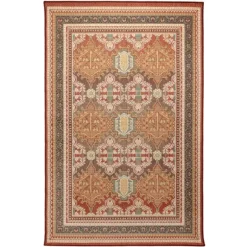 Kirkland's Home Outdoor Rugs-Orange Diamond Nile Indoor/Outdoor Area Rug, 4X7