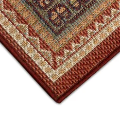 Kirkland's Home Outdoor Rugs-Orange Diamond Nile Indoor/Outdoor Area Rug, 4X7