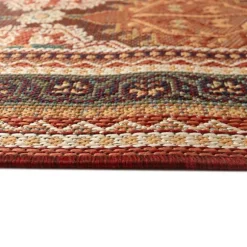 Kirkland's Home Outdoor Rugs-Orange Diamond Nile Indoor/Outdoor Area Rug, 4X7