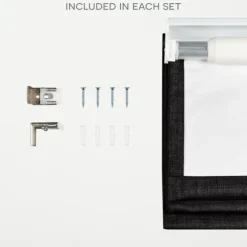 Kirkland's Home Curtains & Drapes-Out Roman Shade, 27 In.