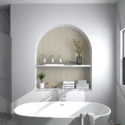 Kirkland's Home Candle Holders-Overlapping Halo Hurricane Candle Runner