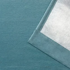 Kirkland's Home Curtains & Drapes-Oxford Teal Thermal Curtain Panel Set, 84 In.