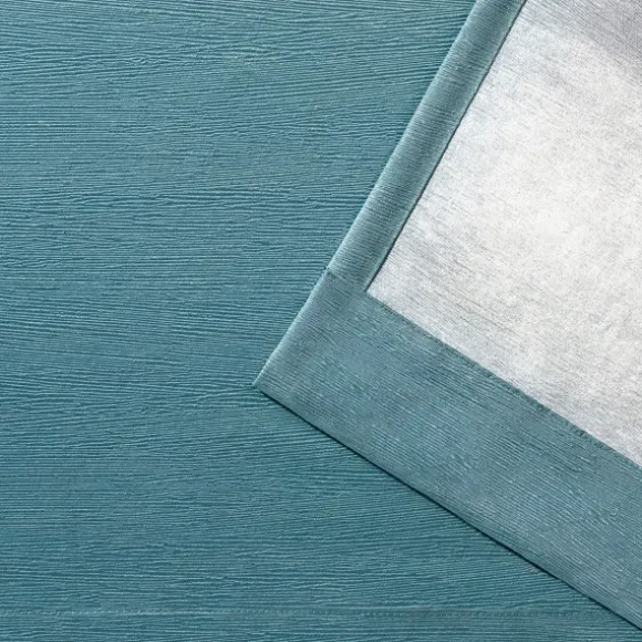 Kirkland's Home Curtains & Drapes-Oxford Teal Thermal Curtain Panel Set, 84 In.