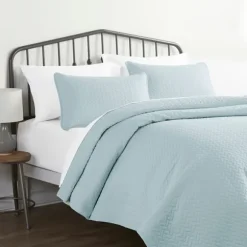 Kirkland's Home Bedspreads & Coverlets-Pale Herring 3-Pc. Queen Quilted Coverlet Set