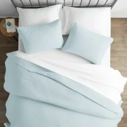 Kirkland's Home Bedspreads & Coverlets-Pale Herring 3-Pc. Queen Quilted Coverlet Set