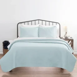 Kirkland's Home Bedspreads & Coverlets-Pale Herring 3-Pc. Queen Quilted Coverlet Set