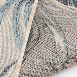 Kirkland's Home Outdoor Rugs-Palm Fronds Lava Indoor/Outdoor Area Rug, 5X7