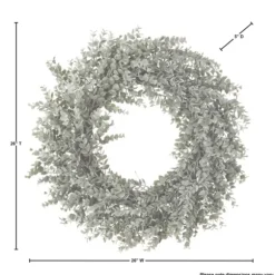 Kirkland's Home Wreaths-Parvafolia Eucalyptus Spiral Wreath