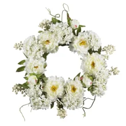 Kirkland's Home Wreaths-Peony And Hydrangea Wreath