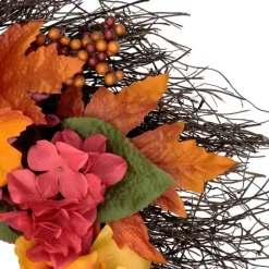 Kirkland's Home Wreaths-Peony And Mum Floral Wreath