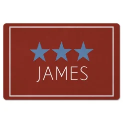 Kirkland's Home Kitchen & Floor Mats-Personalized Blue Stars Floor Mat