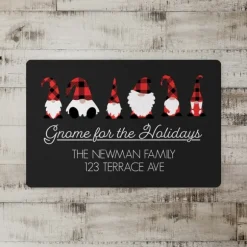 Kirkland's Home Kitchen & Floor Mats-Personalized Gnome For The Holidays Floor Mat