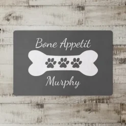 Kirkland's Home Kitchen & Floor Mats-Personalized Gray Bone Apetit Kitchen Mat