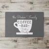 Kirkland's Home Kitchen & Floor Mats-Personalized Gray Coffee Bar Kitchen Mat