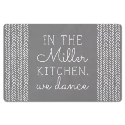 Kirkland's Home Kitchen & Floor Mats-Personalized Gray Kitchen Dance Kitchen Mat