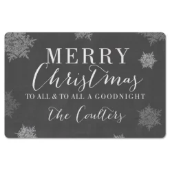 Kirkland's Home Kitchen & Floor Mats-Personalized Merry Christmas To All Kitchen Mat