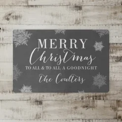 Kirkland's Home Kitchen & Floor Mats-Personalized Merry Christmas To All Kitchen Mat