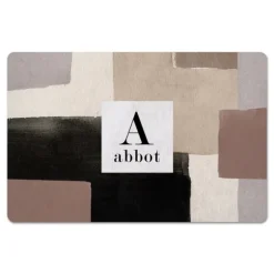 Kirkland's Home Kitchen & Floor Mats-Personalized Neutral Block Monogram Floor Mat