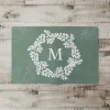Kirkland's Home Kitchen & Floor Mats-Personalized Sage Fern Monogram Kitchen Mat
