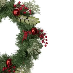 Kirkland's Home Wreaths-Pine And Berry Christmas Wreath, 24 In.