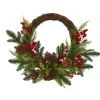 Kirkland's Home Wreaths-Pine And Cedar Christmas Wreath
