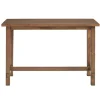 Kirkland's Home Office Furniture-Pine Distressed Wooden Desk